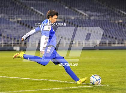 Thumbnail 3 in West Hills vs Granite Hills (Soccer at the Q) photogallery.