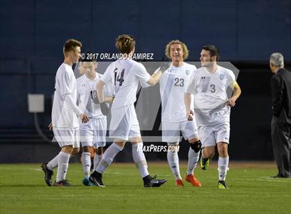 Thumbnail 2 in West Hills vs Granite Hills (Soccer at the Q) photogallery.