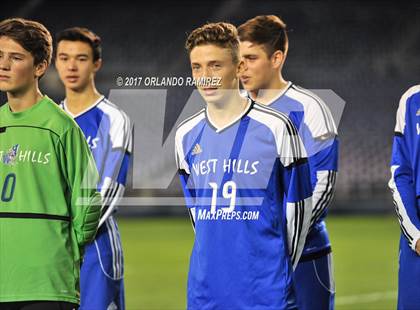Thumbnail 3 in West Hills vs Granite Hills (Soccer at the Q) photogallery.