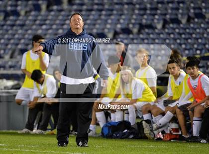 Thumbnail 2 in West Hills vs Granite Hills (Soccer at the Q) photogallery.
