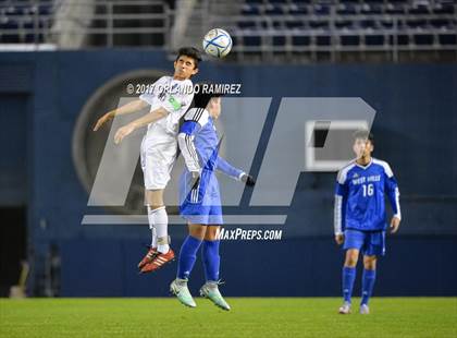 Thumbnail 3 in West Hills vs Granite Hills (Soccer at the Q) photogallery.