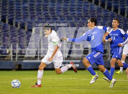 Thumbnail 1 in West Hills vs Granite Hills (Soccer at the Q) photogallery.