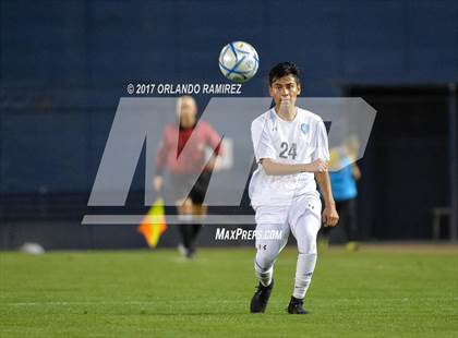 Thumbnail 1 in West Hills vs Granite Hills (Soccer at the Q) photogallery.