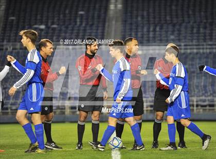 Thumbnail 3 in West Hills vs Granite Hills (Soccer at the Q) photogallery.