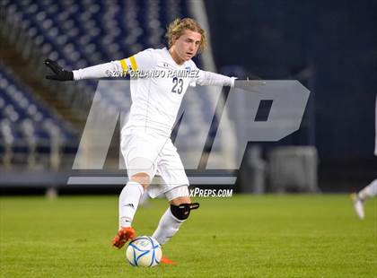 Thumbnail 2 in West Hills vs Granite Hills (Soccer at the Q) photogallery.
