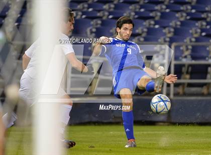 Thumbnail 1 in West Hills vs Granite Hills (Soccer at the Q) photogallery.