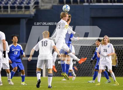 Thumbnail 3 in West Hills vs Granite Hills (Soccer at the Q) photogallery.