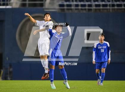 Thumbnail 1 in West Hills vs Granite Hills (Soccer at the Q) photogallery.