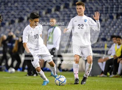 Thumbnail 2 in West Hills vs Granite Hills (Soccer at the Q) photogallery.