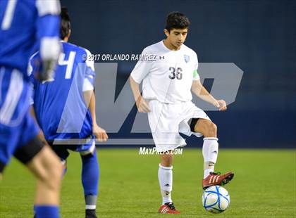 Thumbnail 2 in West Hills vs Granite Hills (Soccer at the Q) photogallery.