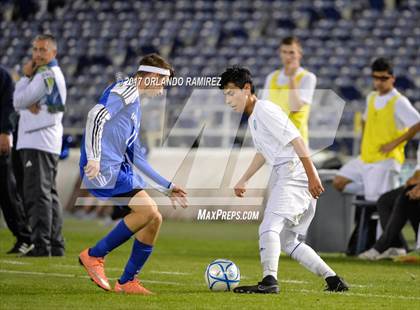 Thumbnail 3 in West Hills vs Granite Hills (Soccer at the Q) photogallery.