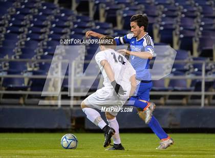 Thumbnail 2 in West Hills vs Granite Hills (Soccer at the Q) photogallery.