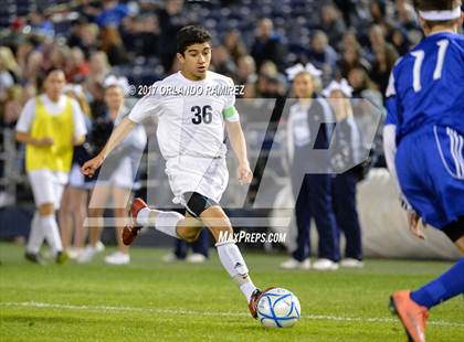 Thumbnail 3 in West Hills vs Granite Hills (Soccer at the Q) photogallery.