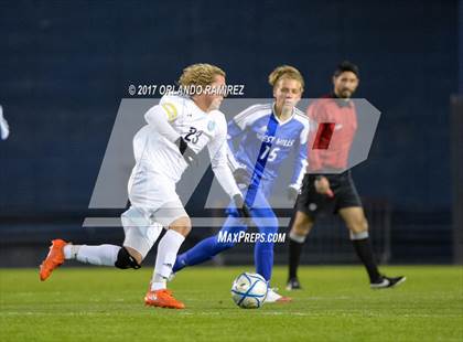 Thumbnail 3 in West Hills vs Granite Hills (Soccer at the Q) photogallery.