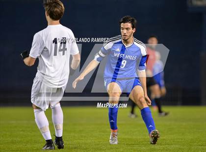 Thumbnail 1 in West Hills vs Granite Hills (Soccer at the Q) photogallery.