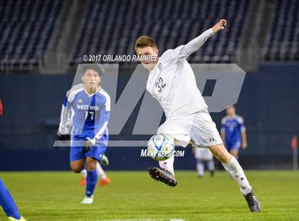Thumbnail 2 in West Hills vs Granite Hills (Soccer at the Q) photogallery.