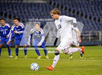 Thumbnail 2 in West Hills vs Granite Hills (Soccer at the Q) photogallery.