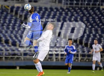 Thumbnail 3 in West Hills vs Granite Hills (Soccer at the Q) photogallery.