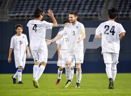 Thumbnail 3 in West Hills vs Granite Hills (Soccer at the Q) photogallery.