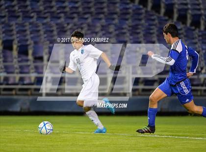 Thumbnail 2 in West Hills vs Granite Hills (Soccer at the Q) photogallery.