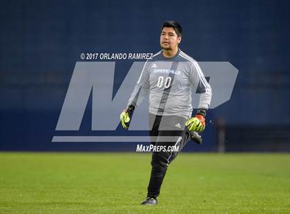 Thumbnail 1 in West Hills vs Granite Hills (Soccer at the Q) photogallery.