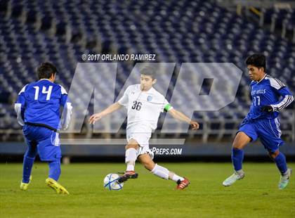 Thumbnail 1 in West Hills vs Granite Hills (Soccer at the Q) photogallery.