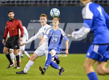 Thumbnail 1 in West Hills vs Granite Hills (Soccer at the Q) photogallery.