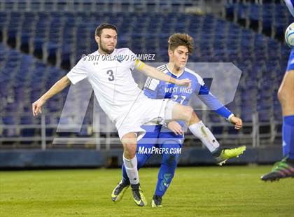 Thumbnail 1 in West Hills vs Granite Hills (Soccer at the Q) photogallery.