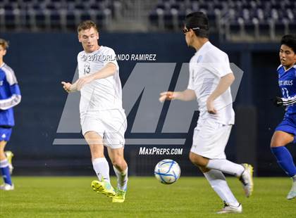 Thumbnail 2 in West Hills vs Granite Hills (Soccer at the Q) photogallery.