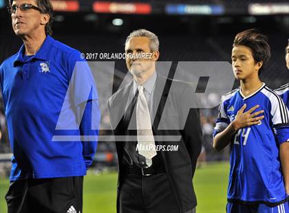 Thumbnail 3 in West Hills vs Granite Hills (Soccer at the Q) photogallery.