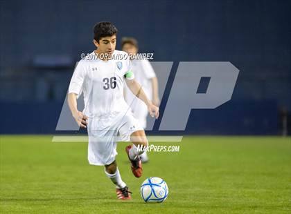 Thumbnail 2 in West Hills vs Granite Hills (Soccer at the Q) photogallery.