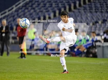 Thumbnail 2 in West Hills vs Granite Hills (Soccer at the Q) photogallery.