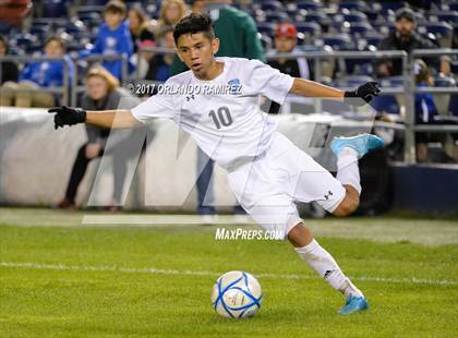 Thumbnail 2 in West Hills vs Granite Hills (Soccer at the Q) photogallery.