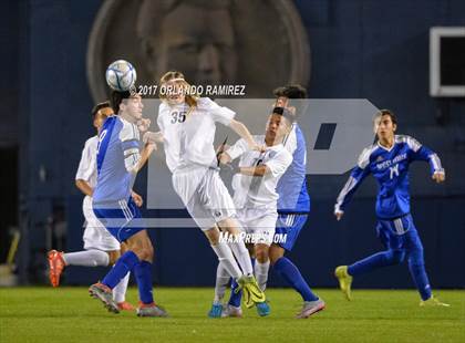 Thumbnail 2 in West Hills vs Granite Hills (Soccer at the Q) photogallery.