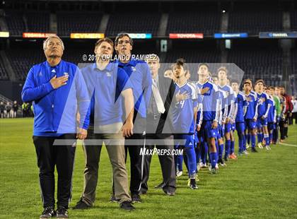 Thumbnail 2 in West Hills vs Granite Hills (Soccer at the Q) photogallery.