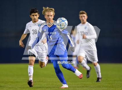 Thumbnail 1 in West Hills vs Granite Hills (Soccer at the Q) photogallery.
