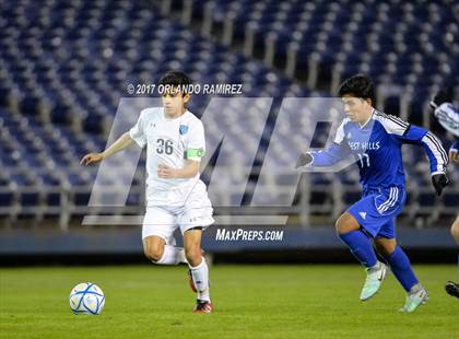 Thumbnail 3 in West Hills vs Granite Hills (Soccer at the Q) photogallery.
