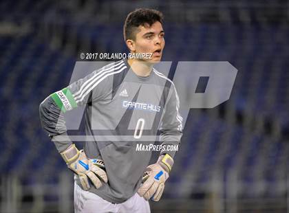 Thumbnail 2 in West Hills vs Granite Hills (Soccer at the Q) photogallery.