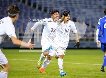 Thumbnail 2 in West Hills vs Granite Hills (Soccer at the Q) photogallery.