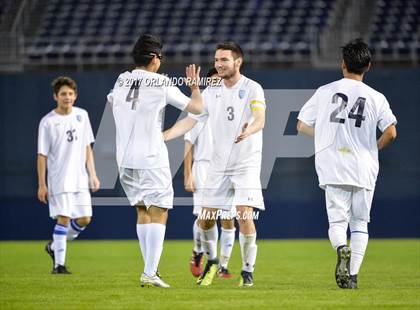 Thumbnail 1 in West Hills vs Granite Hills (Soccer at the Q) photogallery.