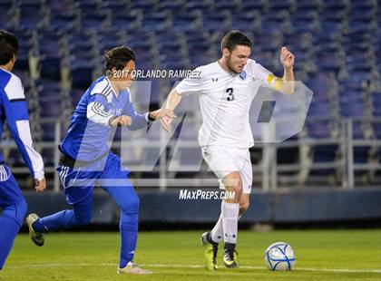 Thumbnail 2 in West Hills vs Granite Hills (Soccer at the Q) photogallery.