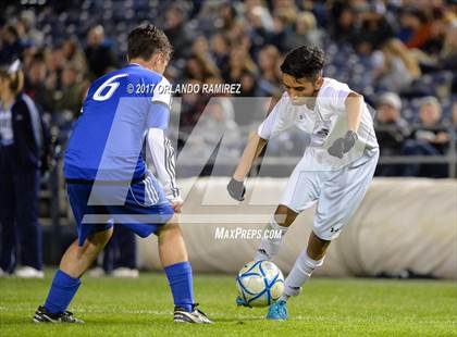 Thumbnail 3 in West Hills vs Granite Hills (Soccer at the Q) photogallery.