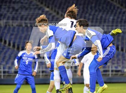 Thumbnail 2 in West Hills vs Granite Hills (Soccer at the Q) photogallery.