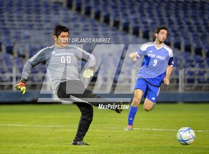 Thumbnail 1 in West Hills vs Granite Hills (Soccer at the Q) photogallery.