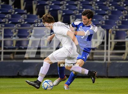 Thumbnail 1 in West Hills vs Granite Hills (Soccer at the Q) photogallery.