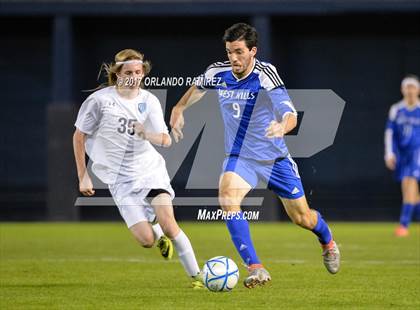 Thumbnail 1 in West Hills vs Granite Hills (Soccer at the Q) photogallery.