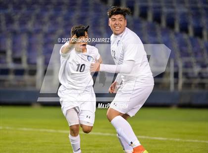 Thumbnail 1 in West Hills vs Granite Hills (Soccer at the Q) photogallery.