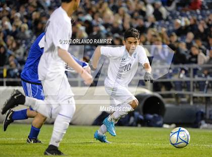 Thumbnail 3 in West Hills vs Granite Hills (Soccer at the Q) photogallery.