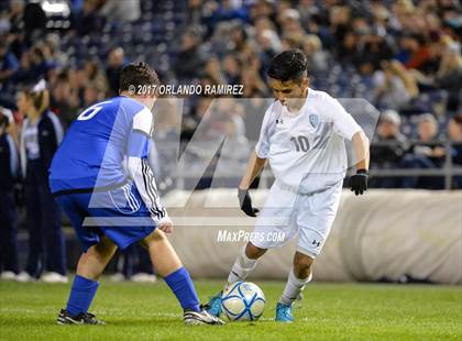 Thumbnail 2 in West Hills vs Granite Hills (Soccer at the Q) photogallery.