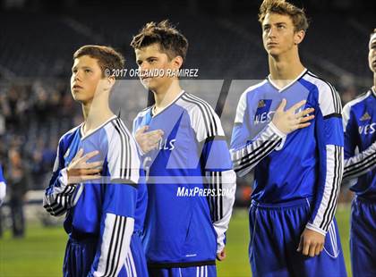 Thumbnail 2 in West Hills vs Granite Hills (Soccer at the Q) photogallery.